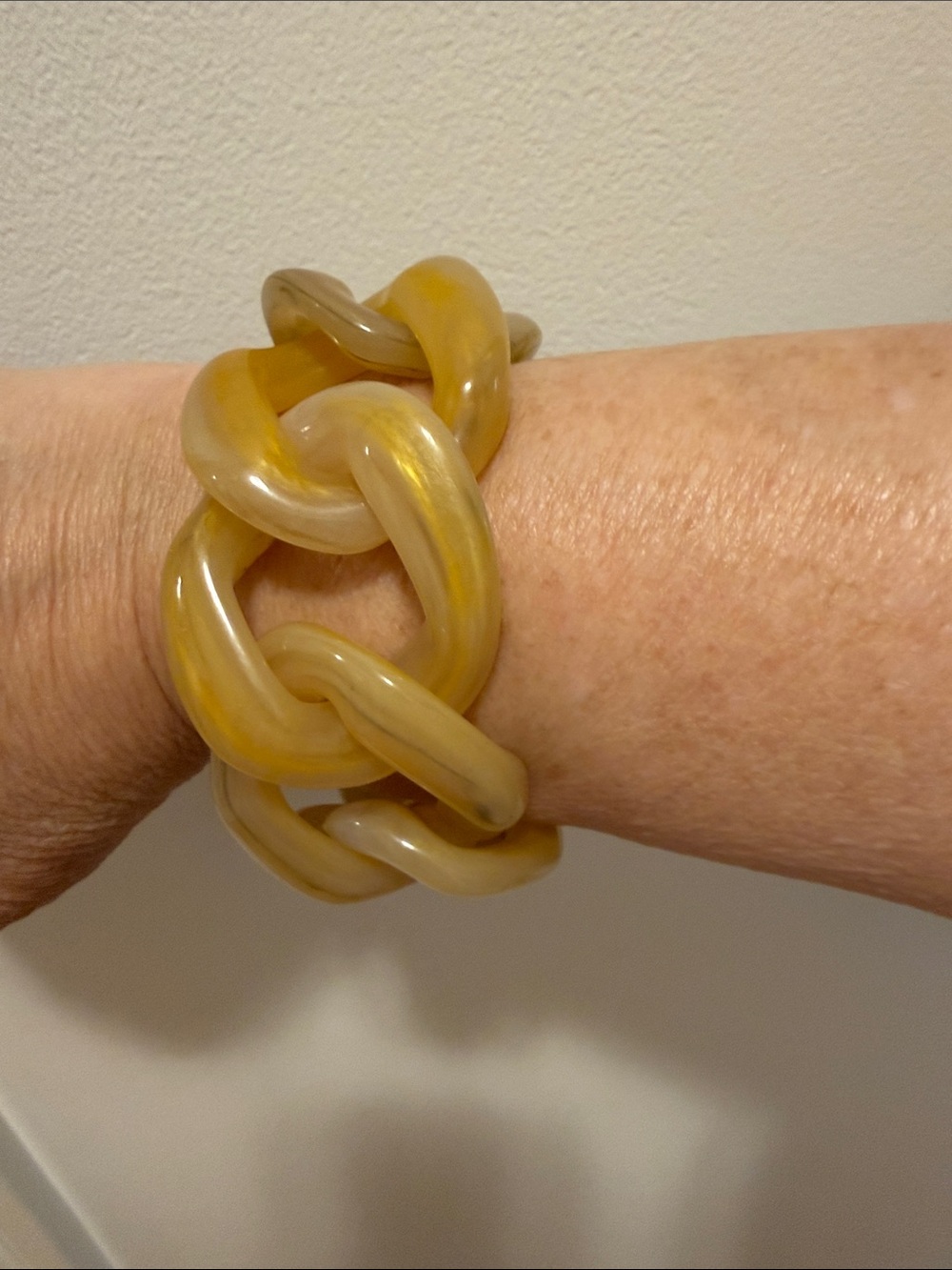 Vintage Angela Caputi Chunky Link Bracelet - Picture 2 of 4